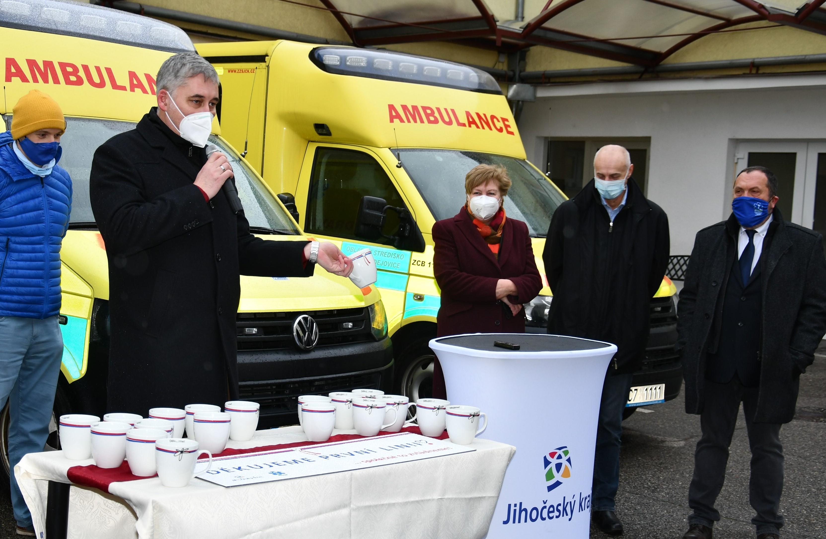 Zástupci kraje poděkovali záchranářům za nasazení v letošním roce